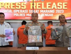 Press Release Hasil Operasi Marano-2023 Polres Mamuju Tengah Ungkap Kasus Curat dan Curanmor
