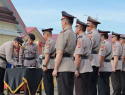 Kapolres Pimpin Sertijab Sejumlah Pejabat Utama di Lingkungan Polres Mateng