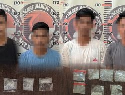 Sat Resnarkoba Polres Mateng Kembali Bekuk 4 Pelaku Penyalahgunaan Narkoba Di Kecamatan Pangale