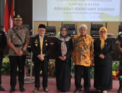 Kapolres Mamuju Tengah Saksikan Pelantikan Pejabat Sekretaris Daerah yang Baru