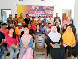Dinas PUPR Kabupaten Mamuju tengah Gelar Sosialisasi DAK Sanitasi Dan Pembentukan Pengurus KSM Calon Penerima Manfaat Program Sanitasi Di Desa Kumbiling