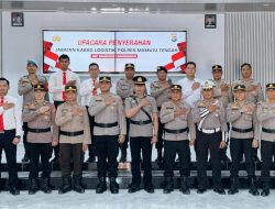 Polres Mamuju Tengah Gelar Upacara Penyerahan Jabatan Kabag Logistik kepada AKP Samsuddin