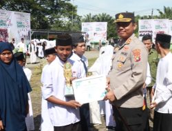 Kapolres Mamuju Tengah Hadiri Apel Peringatan Hari Santri Nasional Tahun 2025 di Kantor Kemenag Kabupaten Mamuju Tengah