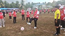HUT RI Ke-81 Tahun 2026,Bupati Mamuju Tengah Membuka Secara Resmi Turnamen Olahraga Antar Desa Se-Kecamatan Pangale