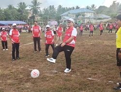 HUT RI Ke-81 Tahun 2026,Bupati Mamuju Tengah Membuka Secara Resmi Turnamen Olahraga Antar Desa Se-Kecamatan Pangale