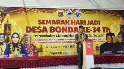 Hari Jadi Desa Bonda Ke 34 tahun,Maju bersama desa bonda membawa pertumbuhan ekonomi dan warisan budaya Maqbi